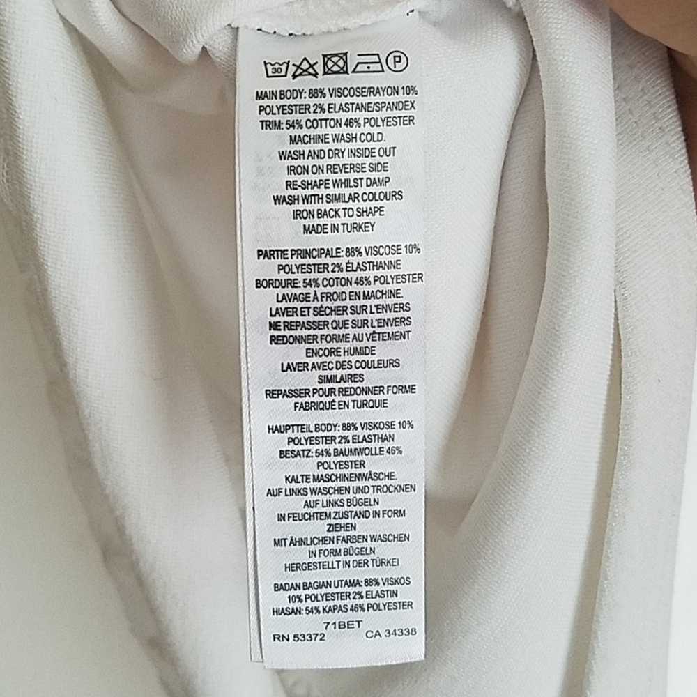 French Connection White Knit Dress NEVER WORN - Picture 9 of 9